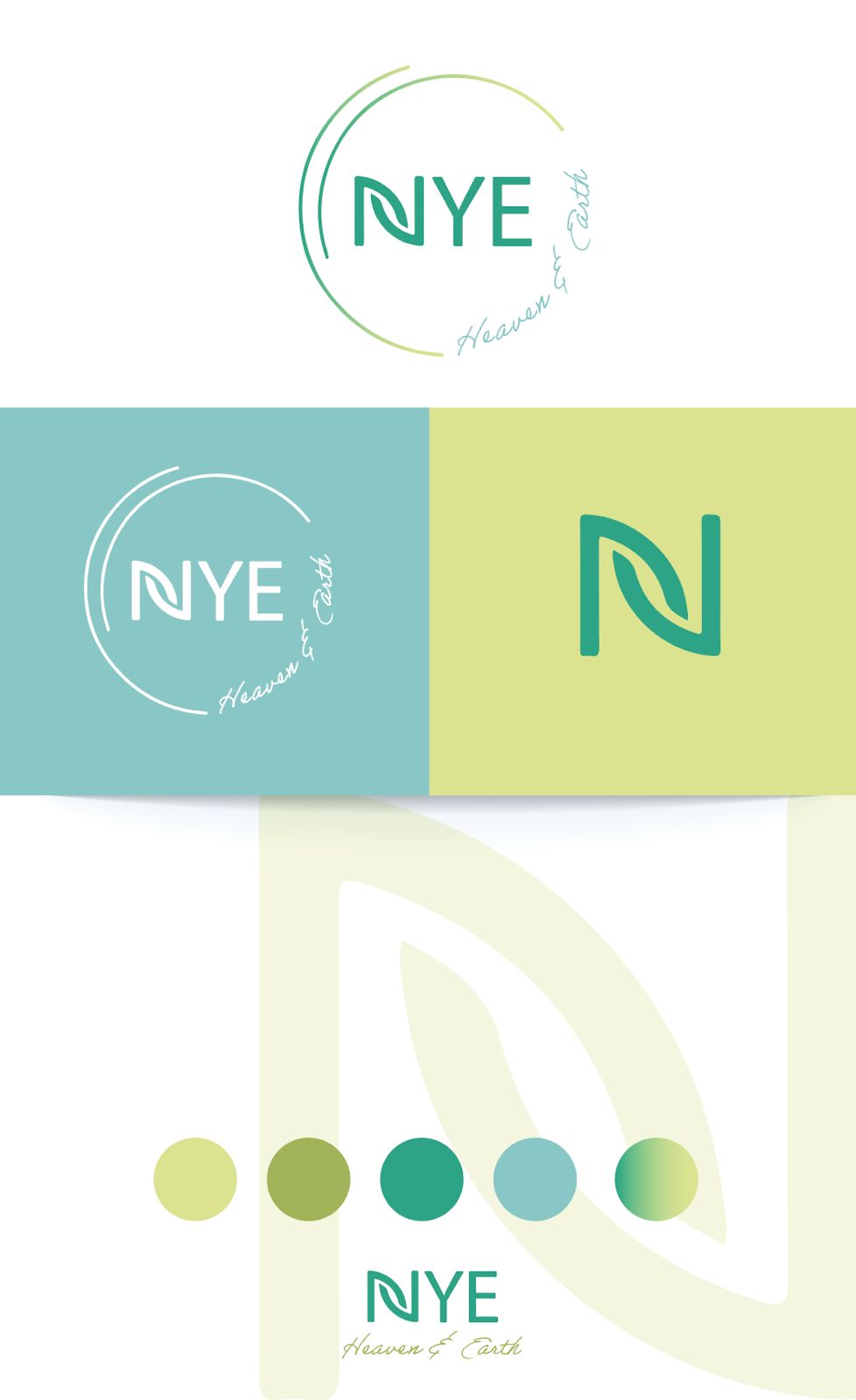 NYE Heaven & Earth — identidad visual
